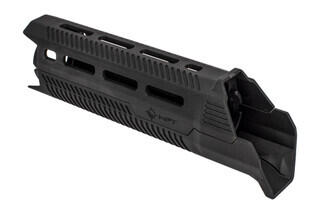 Mission First Tactical TEKKO Polymer Drop in carbine handguard is black and features M-LOK slots